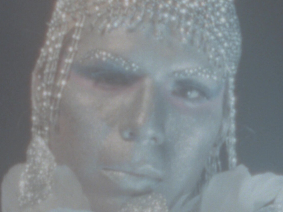 A still from the short film Silver Femme.
